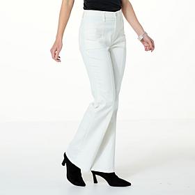 WynneDenim Performance Stretch Seamed Soft Flare Leg Jean