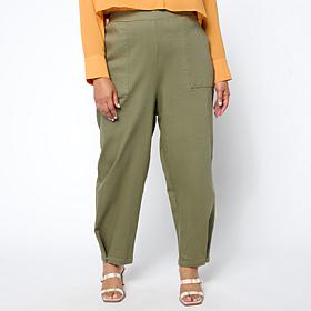 WynneDenim Washed Twill Pant