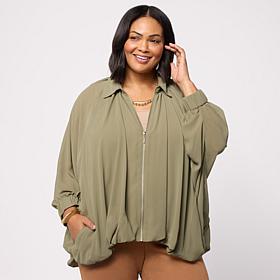 WynneLayers Chiffon Blouson Jacket