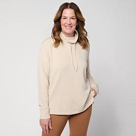 WynneLayers Cloud Knit Drawstring Neck Turtleneck