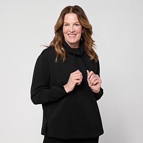 WynneLayers Cloud Knit Drawstring Neck Turtleneck