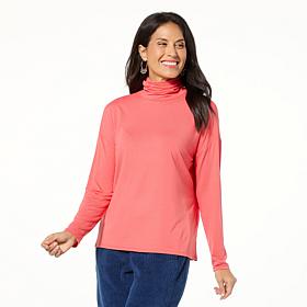 WynneLayers Easy-Fit Boxy Turtleneck Tee