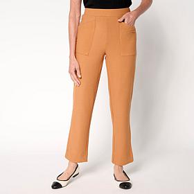 WynneLayers Essential Crepe Knit Narrow Leg Ankle Pant