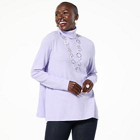 WynneLayers Kiss of Cashmere Butterfly Turtleneck Sweater