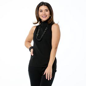 WynneLayers Mock Neck Sleeveless Sweater