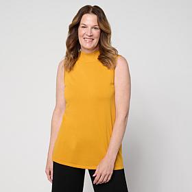 WynneLayers Sleeveless Mock-Neck Sweater