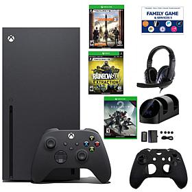 Xbox Series X Console with
2 Games, Accessories Kit & Voucher