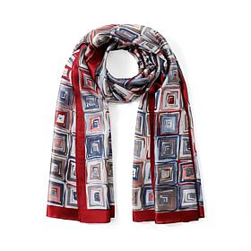 Youzey The Montauk Satin Faux Silk Lightweight Scarf