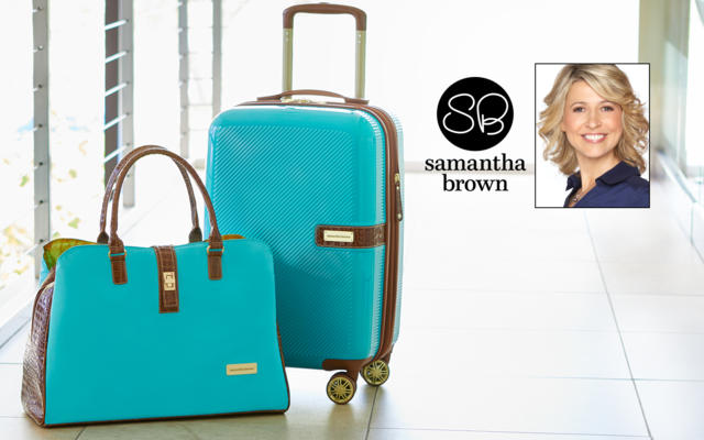 samantha brown lightweight luggage