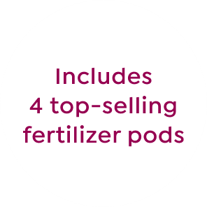 includes 4 top selling fertilizer pods