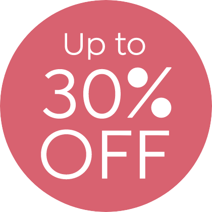 Up to 30% off