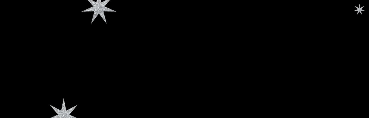 Black background with silver stars