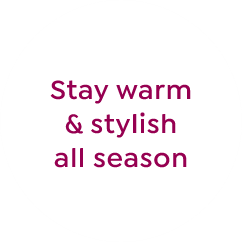 stay warm and stylish