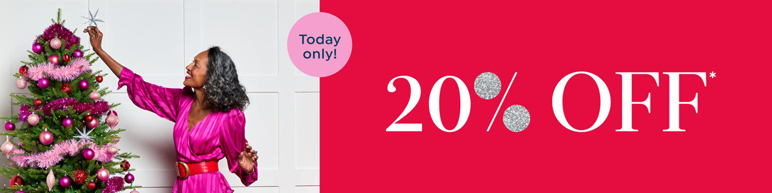 Seasons Savings. 20% OFF