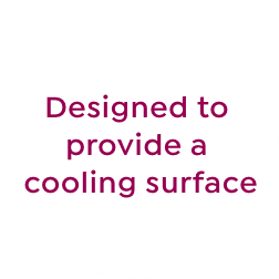 designed to provide a cooling surface