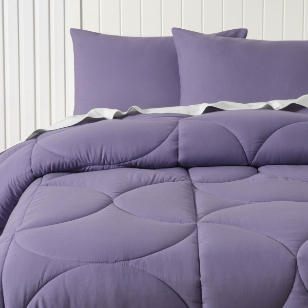 purple bedding