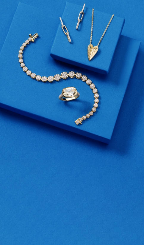 Earrings, Necklace, bracelet, and ring