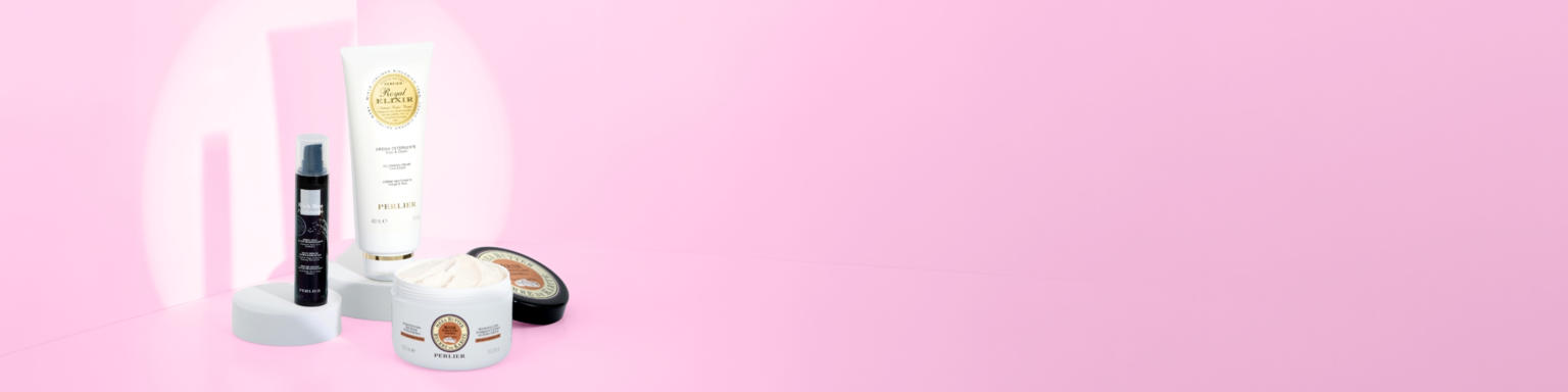 Assorted beauty products