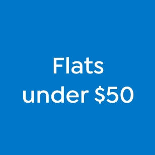 Flats under $50
