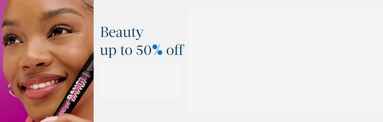 Beauty up to 50% off