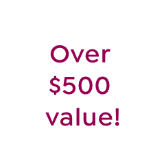 over $500 value