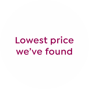 lowest price we've found