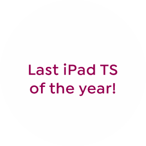 last iPad TS of the year