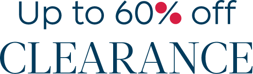 Up to 60% off clearance