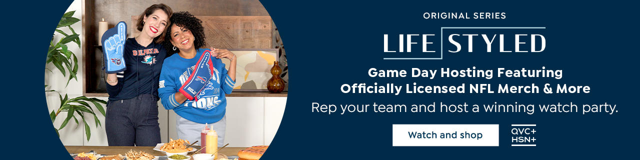 Original Series Life Styled Game Day Hosting Featuring Officially Licensed NFL Merch & More. Rep your team and host a winning watch party. Watch and shop.
