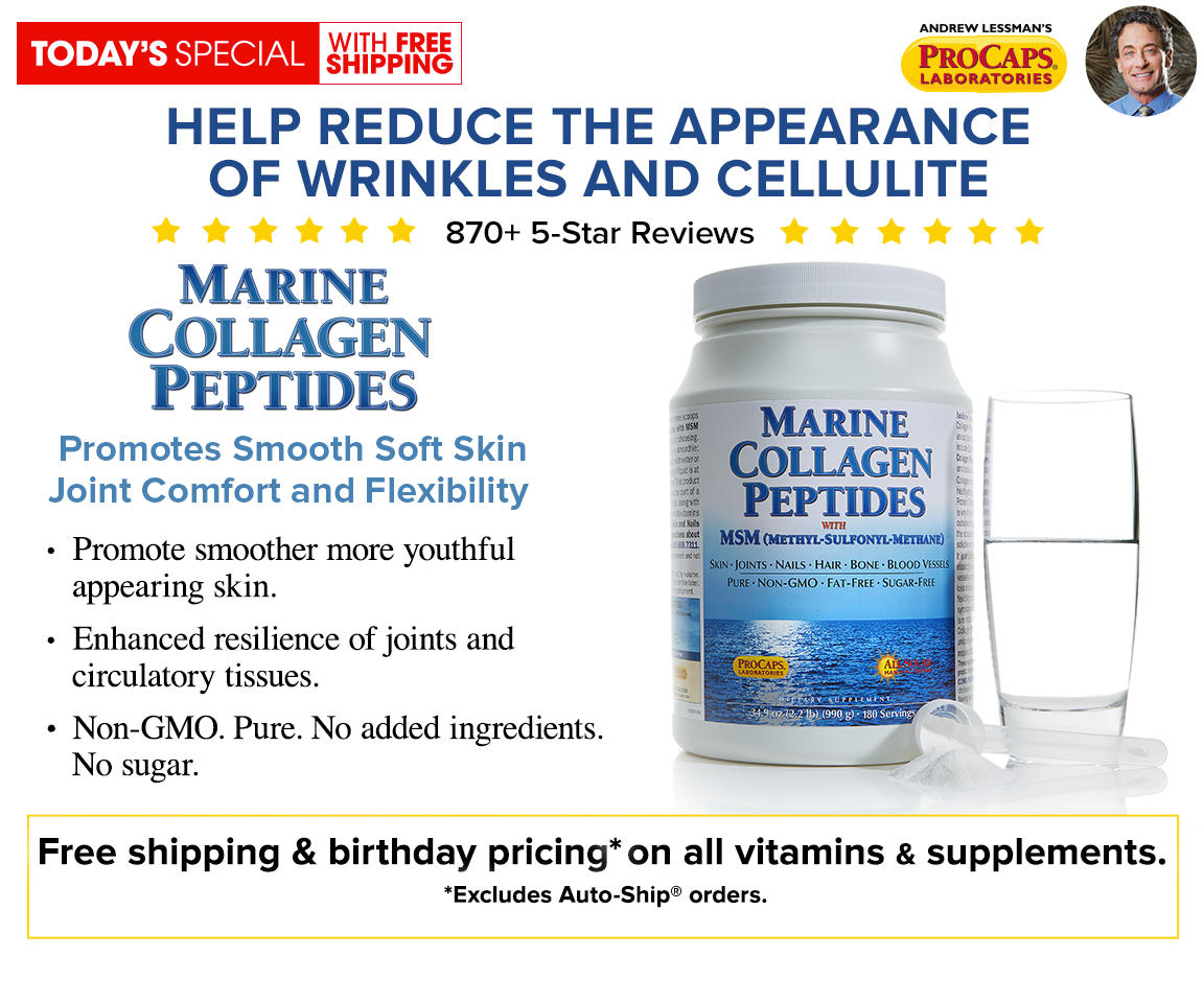 (HSN) Marine Collagen Peptides with MSM