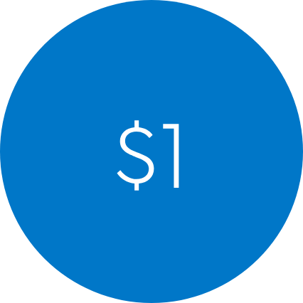 one dollar